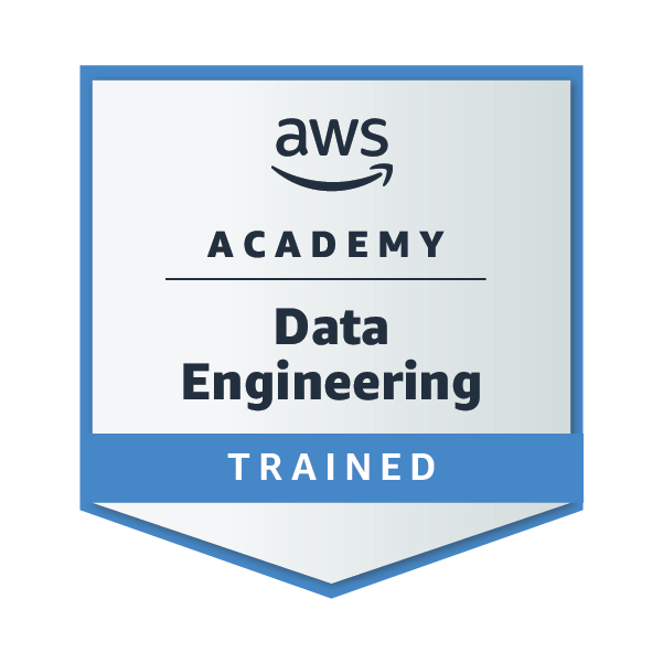 AWS Academy Data Engineering Trained badge